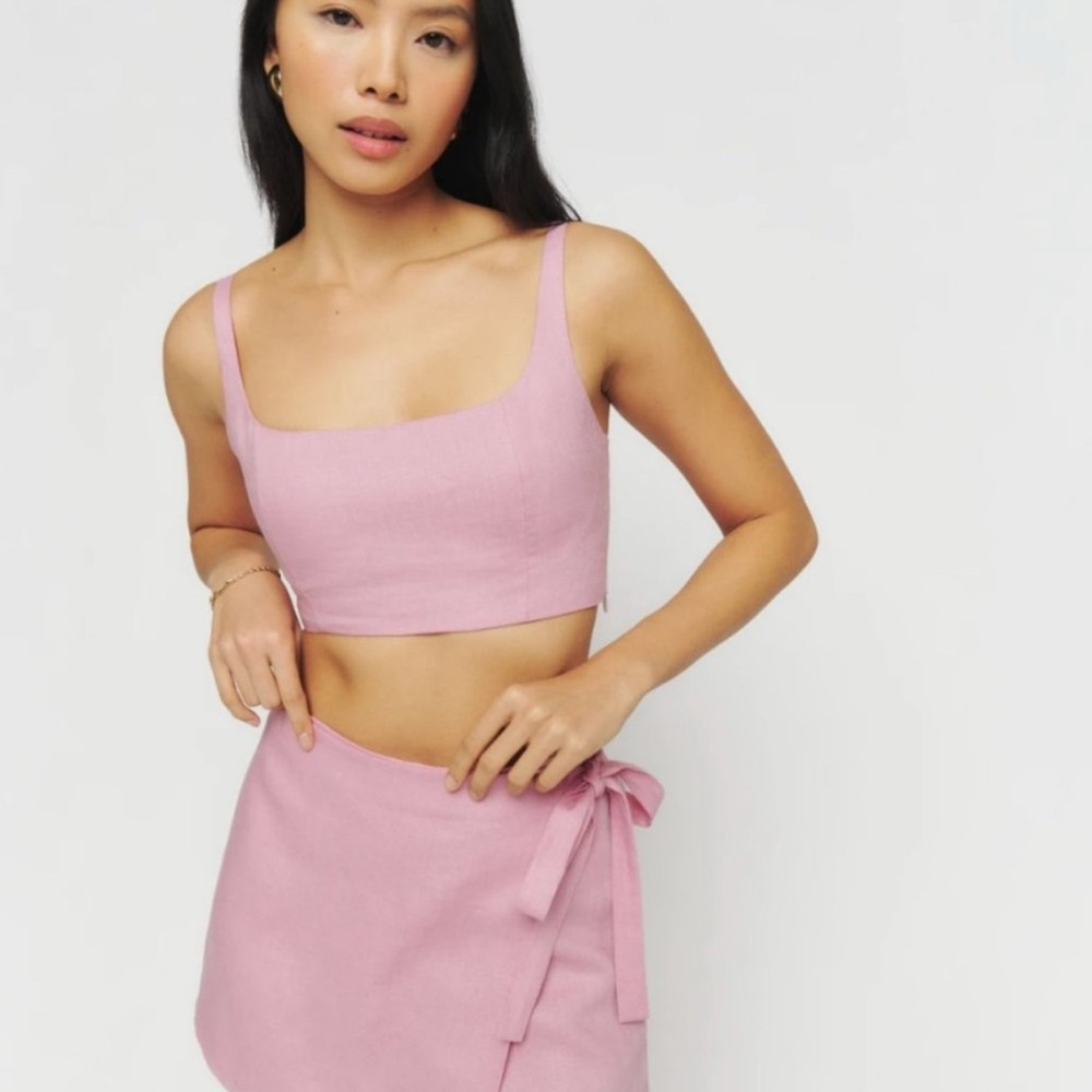 Reformation France Linen Two Piece